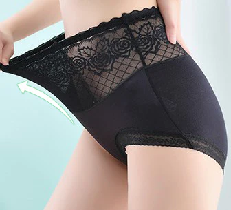 🎁Hot Sale🎀High Waist No Trace Lace Hip Lift Panty