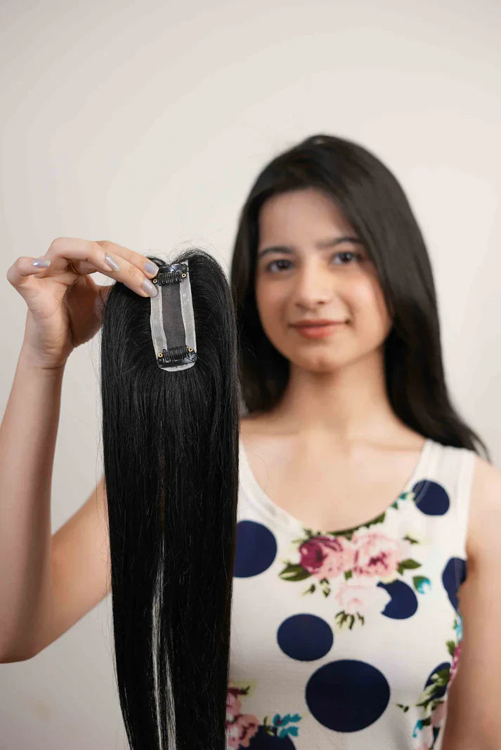 đ„Don't Miss it / 100% Pure Natural Human Hair Extensions Thickened Hair Topper â