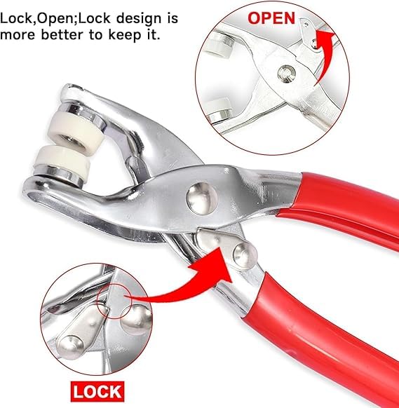 🧰 Metal Snap Button Tool Kit 🪡 | DIY Rivet Fastener Set for Clothes, Bags, Leather & Crafts 👜👖