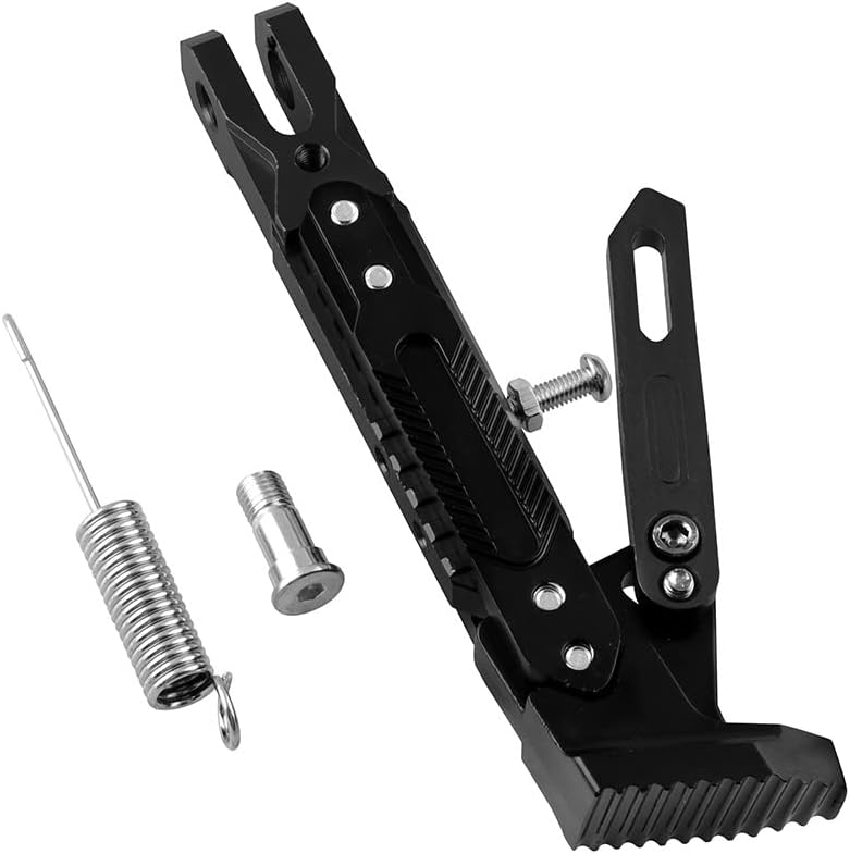 ποΈ Aluminum Adjustable Motorcycle Kickstand | Universal Scooter Side Stand π¦π§