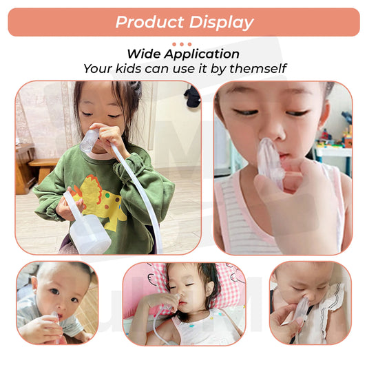 👃 Manual Nasal Aspirator | Safe & Gentle Mucus Removal for All Ages 💨👶