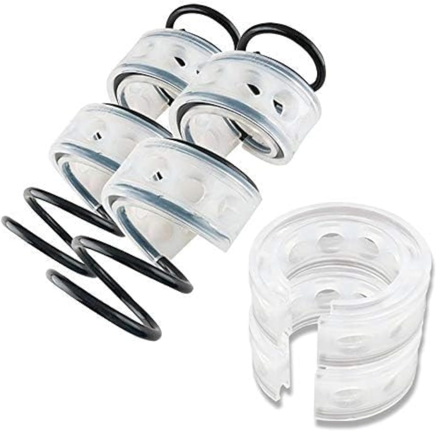 ππ‘οΈ 2PCS Universal Car Shock Absorber Buffers | Spring-Type Rubber Bumper Rings β Type A/B/C/D/E/F π§°β¨
