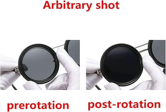 ๐ถ๏ธ Adjustable ND Sunglasses 1-9๏ธโฃ | Round Polarized Lenses with Tint Filter ๐