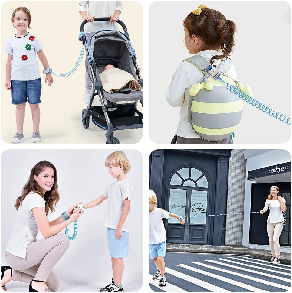 π§π¨βπ©βπ¦ Anti-Lost Safety Bracelet for Kids | Child Wrist Leash for Walking, Travel & Crowds β¨π‘οΈ