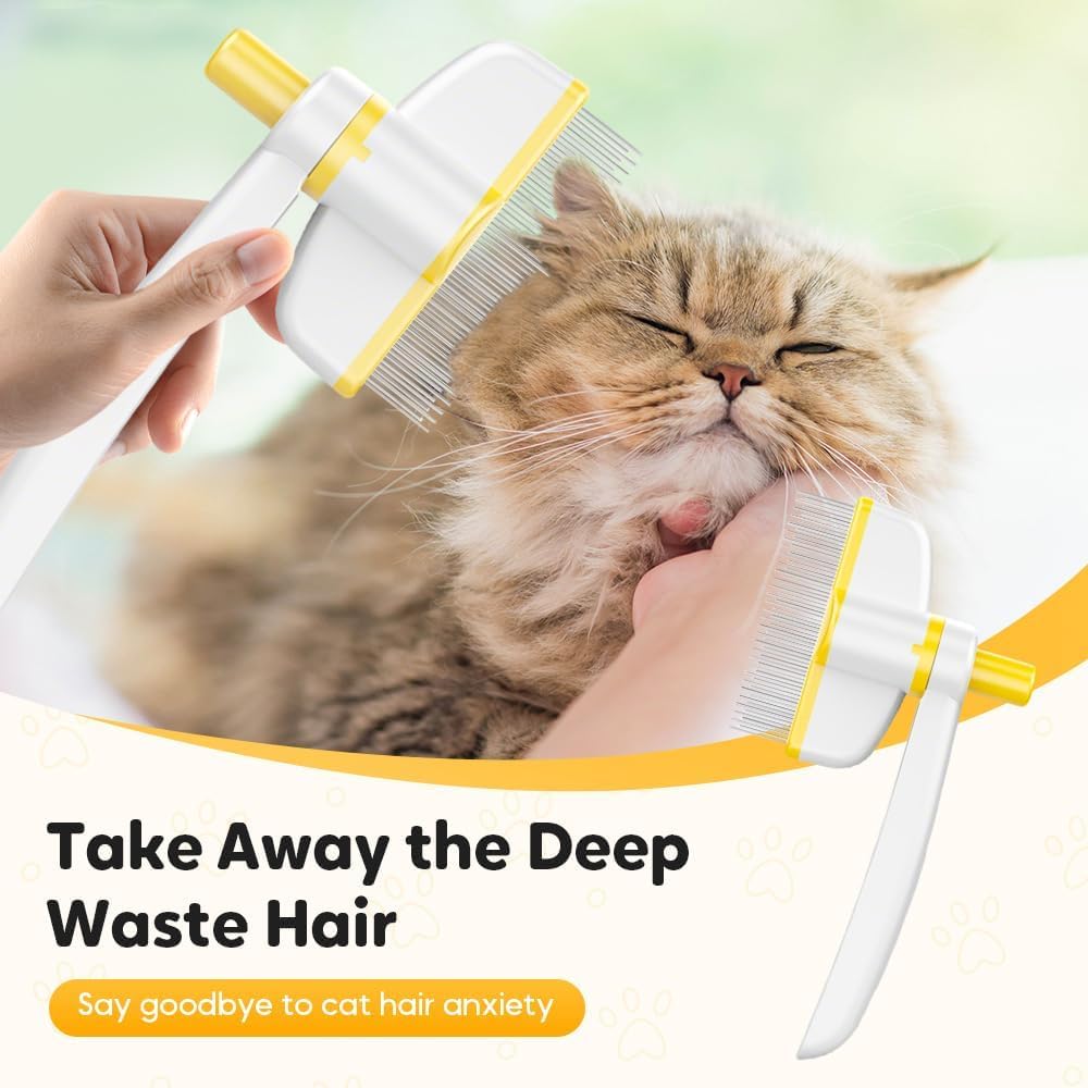 πΎ 2025 Upgraded Cat & Dog Grooming Comb πΆπ± Say goodbye to fur mess & hello to happy pets! π