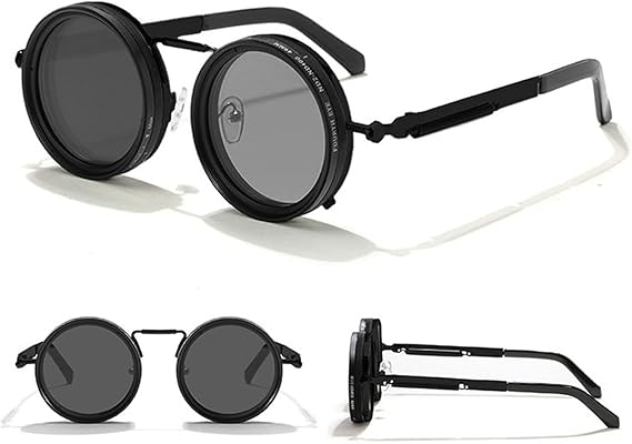 ๐ถ๏ธ Adjustable ND Sunglasses 1-9๏ธโฃ | Round Polarized Lenses with Tint Filter ๐