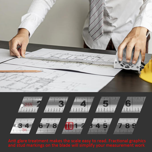 📏✨ 5m Corrosion-Resistant Stainless Steel Telescopic Metric Ruler – Precision in Every Measure! 🔧