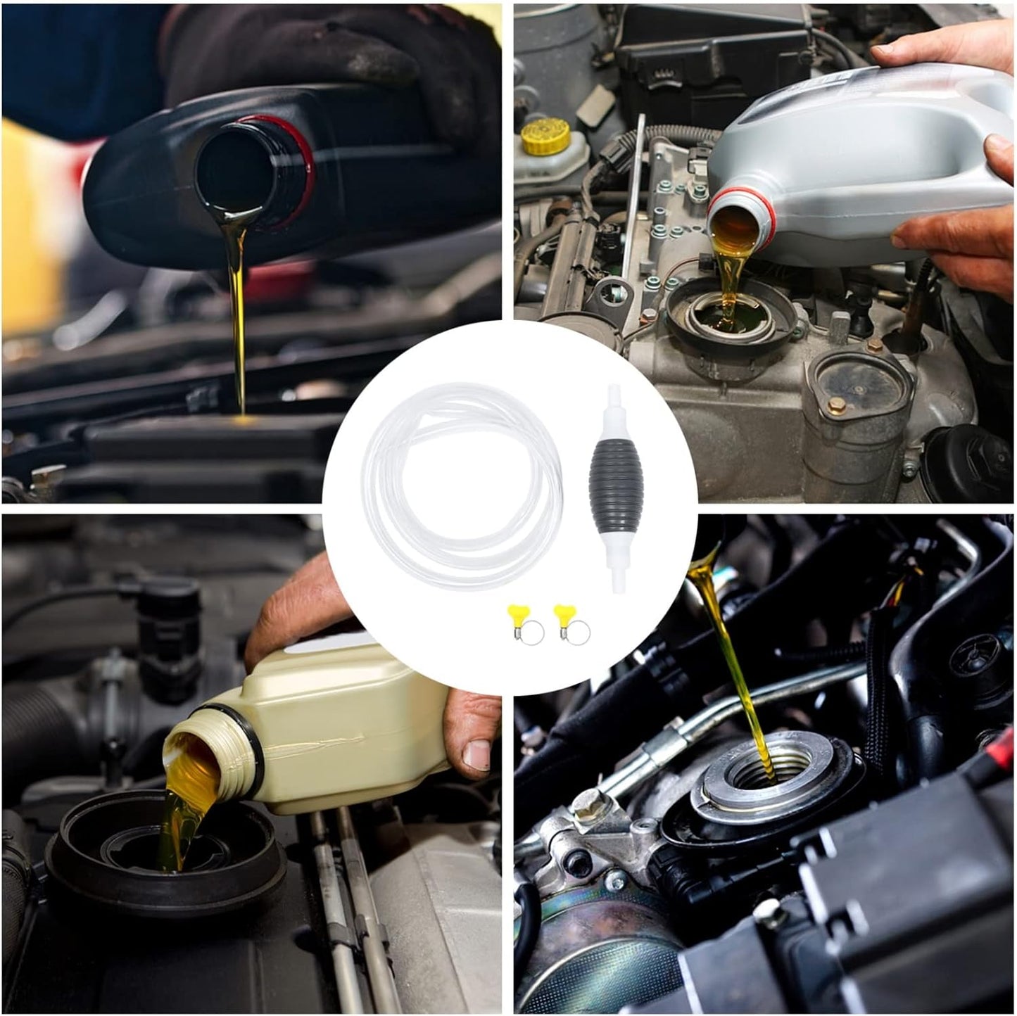 β½π Fuel Transfer Siphon Pump Kit | Manual Suction Pipe + Hose β Easy Fuel & Liquid Transfer π§π§