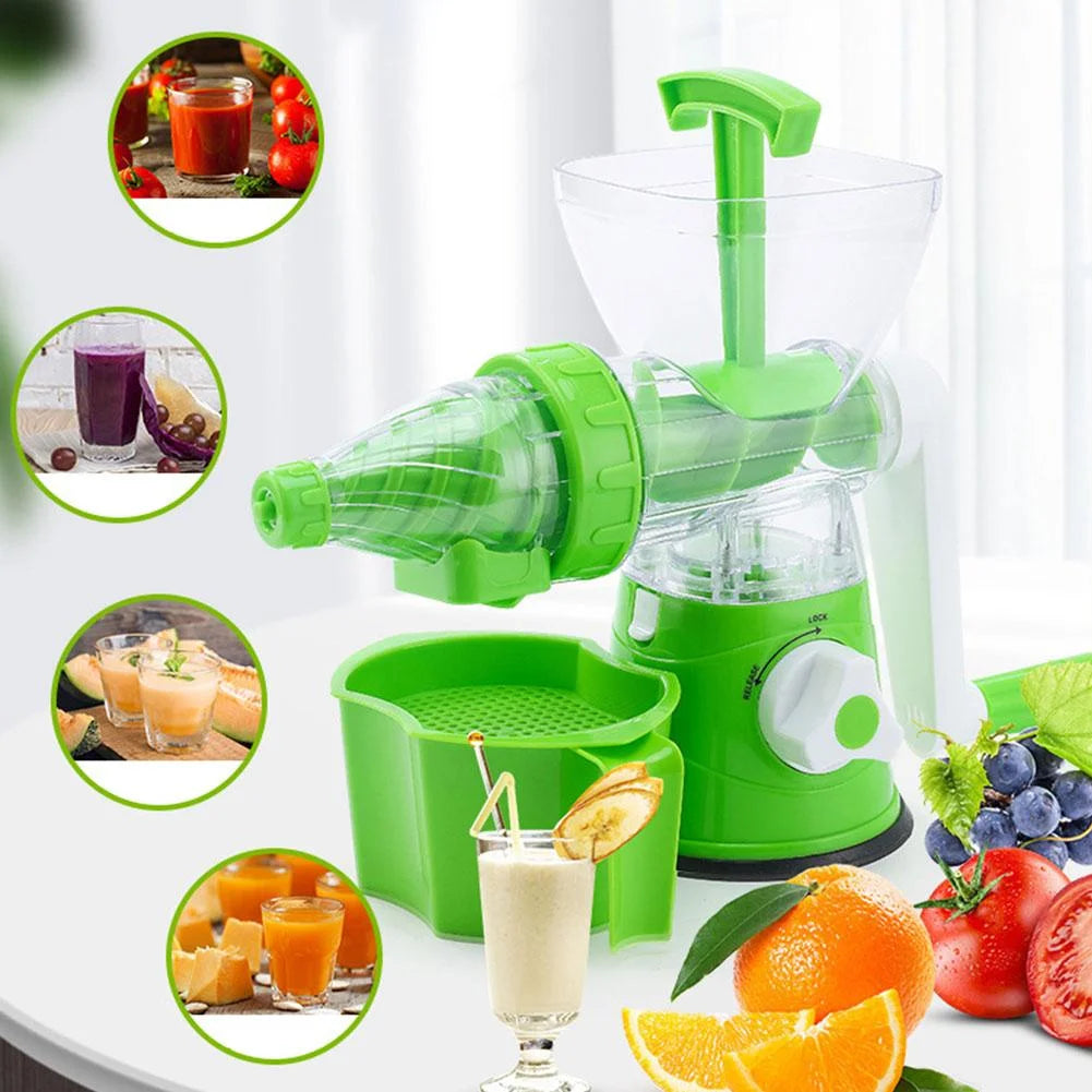 🍊🔧 Hand-Cranked Manual Juicer | Fresh Fruit Squeezer for Healthy Living 🧃💪