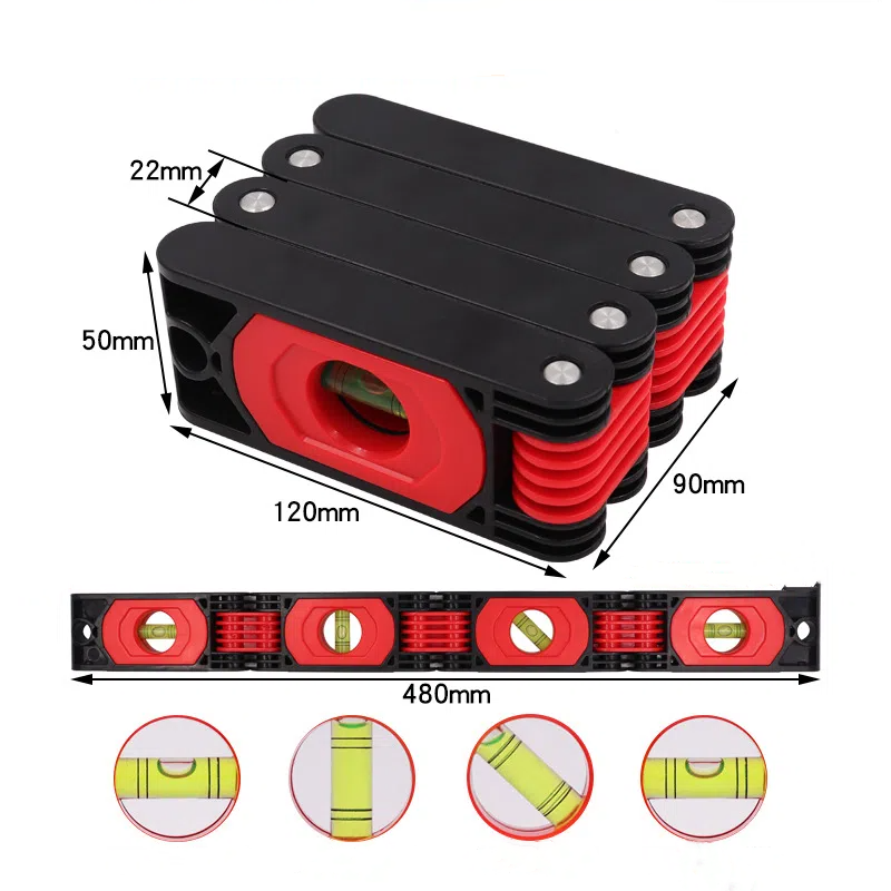 ππ§ Multi-Function Magnetic Foldable Level Ruler β Accurate & Convenient Measurement! β¨