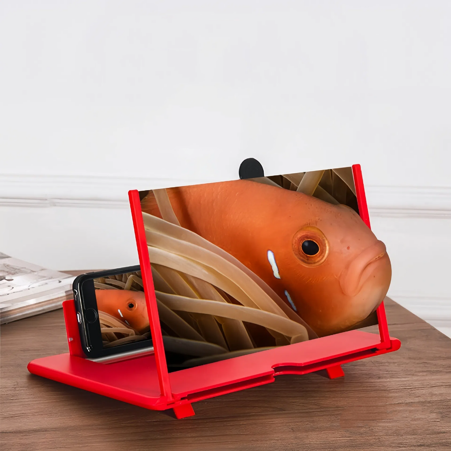 π±π 12" 3D HD Mobile Screen Magnifier | Foldable Phone Screen Amplifier Stand for Easy & Eye-Friendly Viewing π¬π