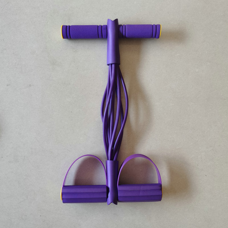 💪 Multifunction Tension Rope 🚴 | Portable Yoga Pedal Puller Resistance Band for Abs & Full-Body Fitness Training ✨