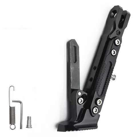 ποΈ Aluminum Adjustable Motorcycle Kickstand | Universal Scooter Side Stand π¦π§