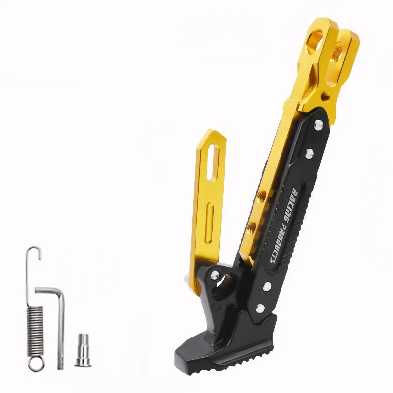 ποΈ Aluminum Adjustable Motorcycle Kickstand | Universal Scooter Side Stand π¦π§
