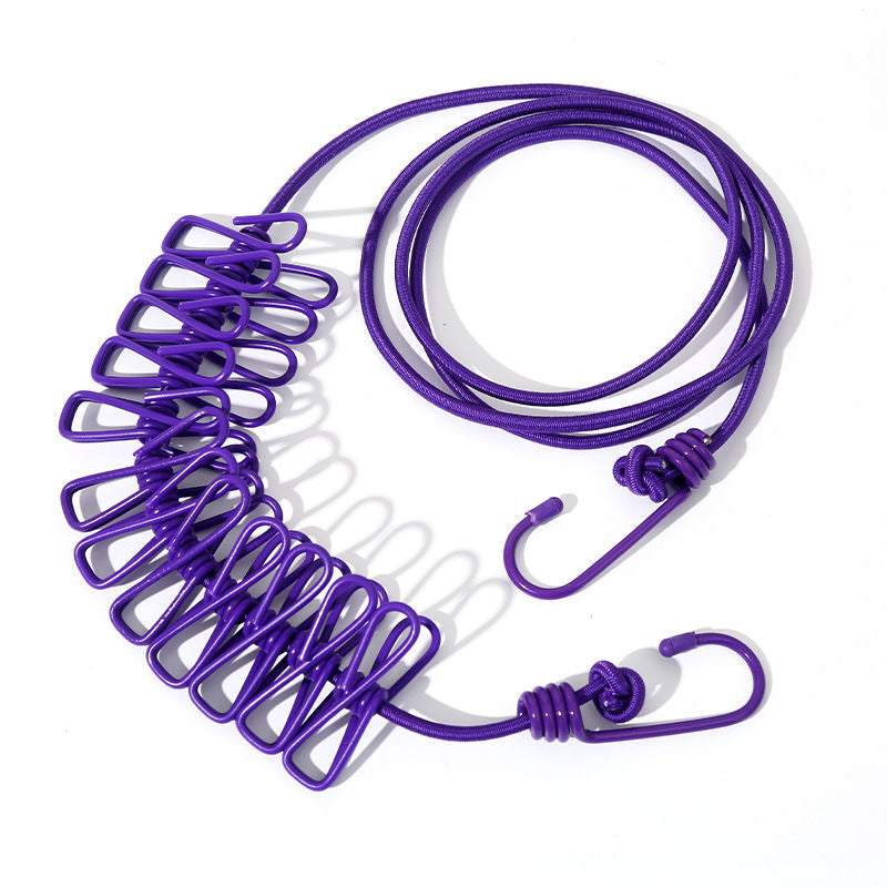 π§ΊβοΈ Portable Travel Clothesline with 12 Clothespins β Dry Anytime, Anywhere! π