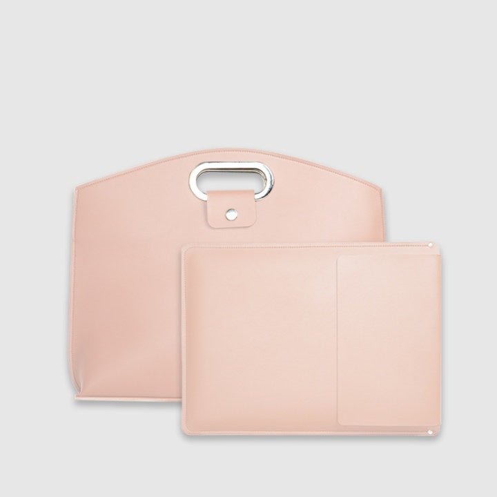 ๐๐ผ Protects Your Laptop | The 2-Piece Set: Sophisticated Business Waterproof Leather Laptop & Tote Set