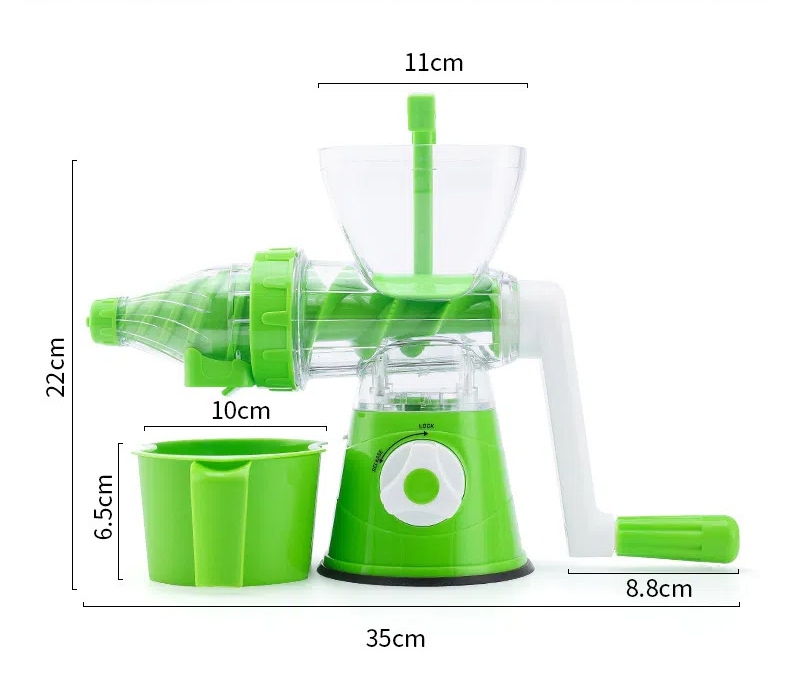 🍊🔧 Hand-Cranked Manual Juicer | Fresh Fruit Squeezer for Healthy Living 🧃💪