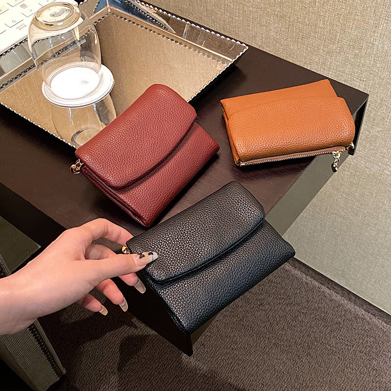 💄👜 Stylish design |⏰Unisex Pebble Leather Wallet🔥