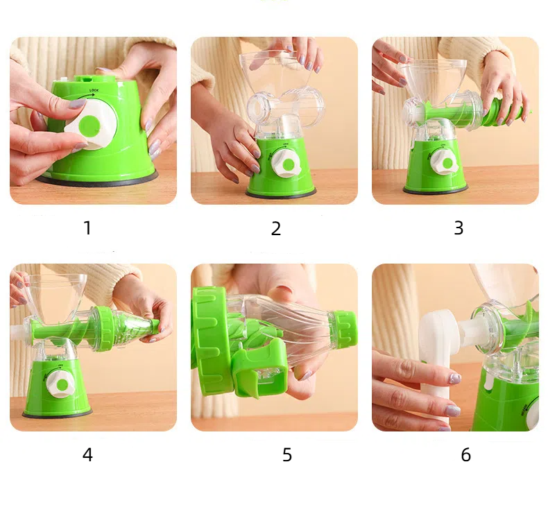 🍊🔧 Hand-Cranked Manual Juicer | Fresh Fruit Squeezer for Healthy Living 🧃💪