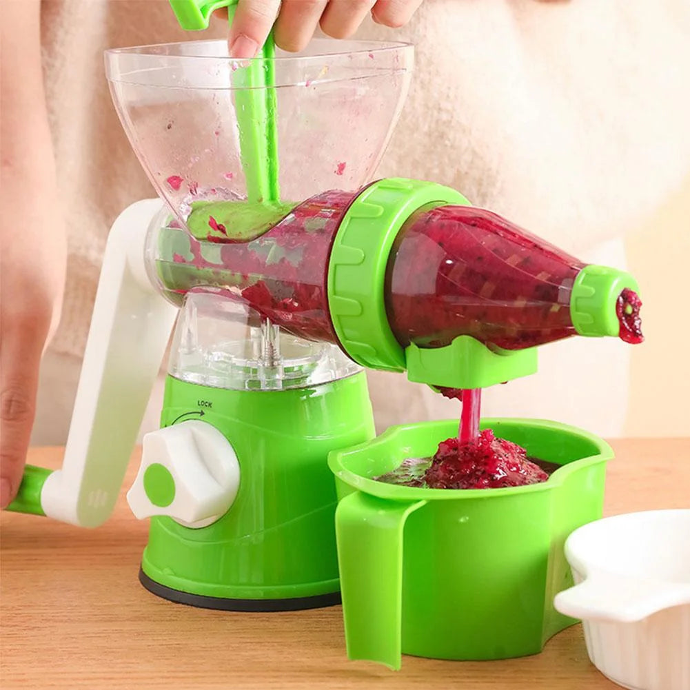 🍊🔧 Hand-Cranked Manual Juicer | Fresh Fruit Squeezer for Healthy Living 🧃💪