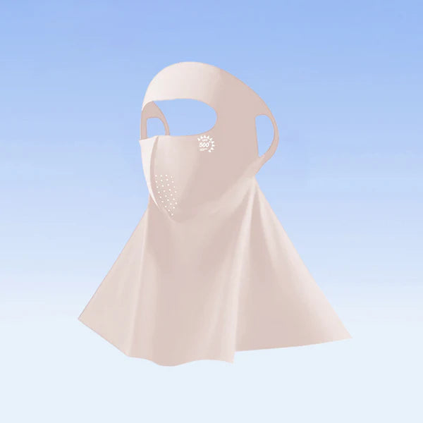 Breathable & Cooling Full Face Sun Mask with Neck Cover
