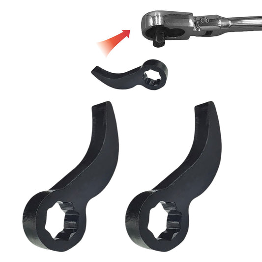 🔧 1/2Pcs Heavy-Duty Crowbar Adapter Head Tools | Rustproof & Corrosion Resistant Pry Bar Wrench Head for Car Repairs 🚗🛠️