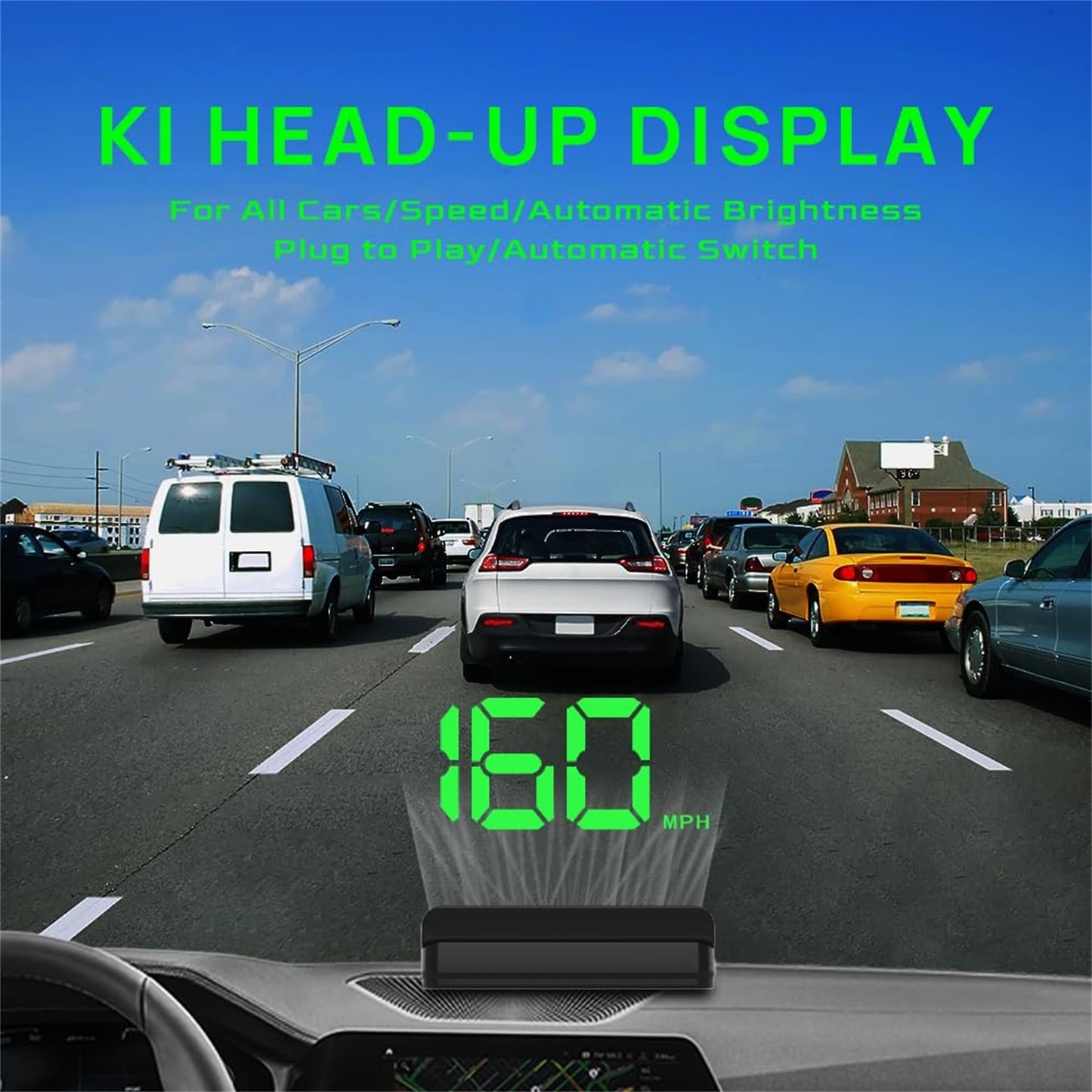 🚗✨ Drive Safer | Heads-Up Display (HUD) for Cars