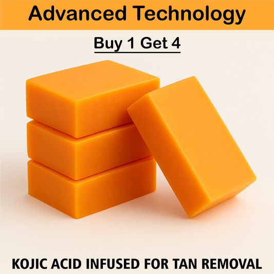 🎁【Buy 1 Get 4】🚗 | Ginger Lemon Gentle Skin-friendly Natural Safe Healthy Tan Remover Soap🛡️
