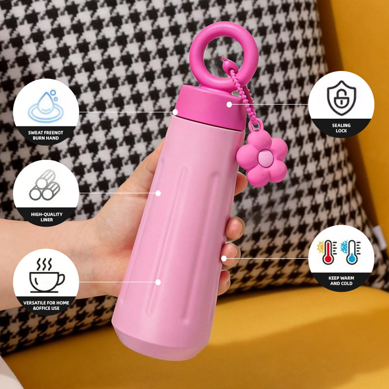 2026 Women's Elegant Portable Thermos Water Bottle Buy 2 Pcs Only Rs1399