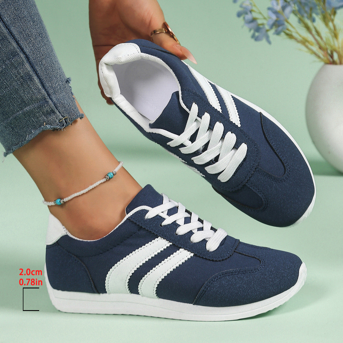 🦶 Stable & Non-Slip Sole | Women’s Casual Comfort Sneakers🌟