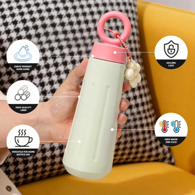 2026 Women's Elegant Portable Thermos Water Bottle Buy 2 Pcs Only Rs1399