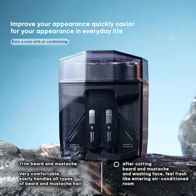 🪒 Mini Portable Shaver ✨ | Compact, USB Rechargeable & Travel-Friendly 🚀