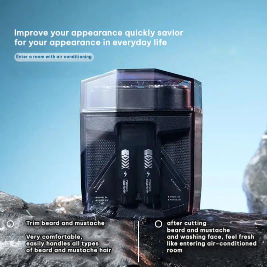 🪒 Mini Portable Shaver ✨ | Compact, USB Rechargeable & Travel-Friendly 🚀