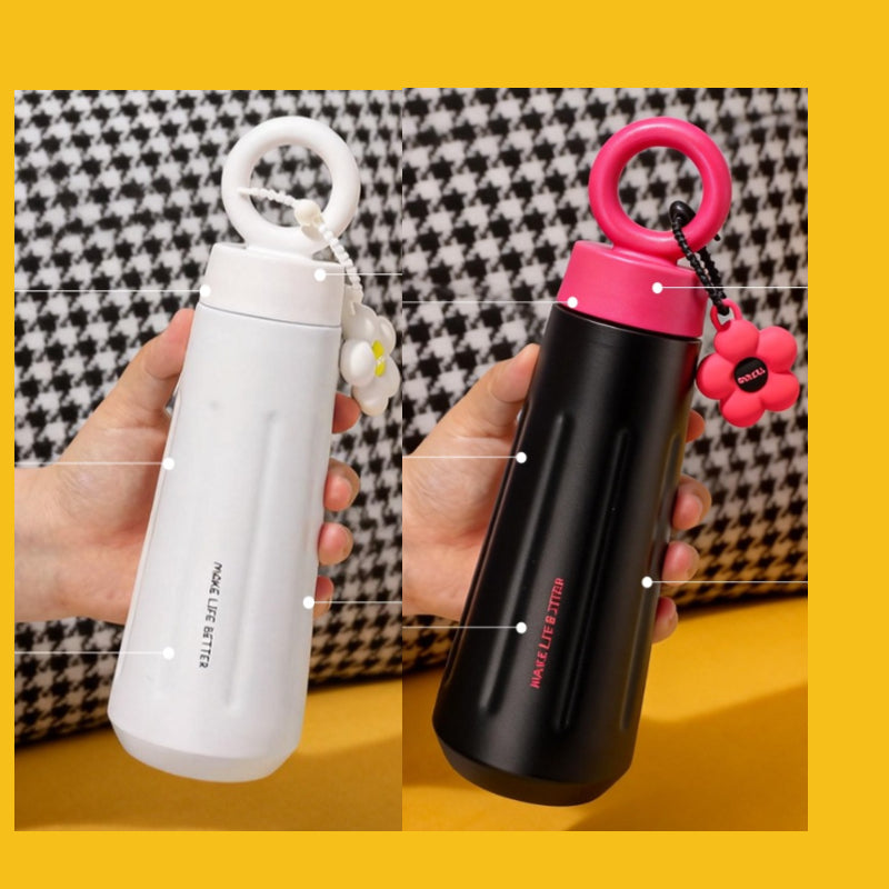 2026 Women's Elegant Portable Thermos Water Bottle Buy 2 Pcs Only Rs1399