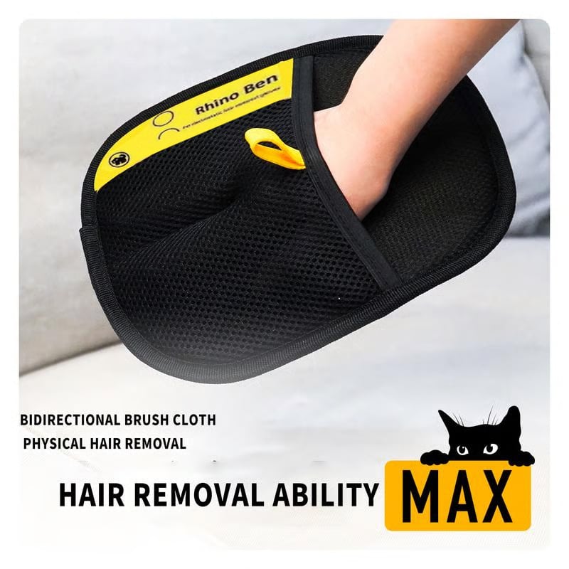 ✨🧤 Easy to use, no mess | Pet hair remover Electrostatic gloves💥