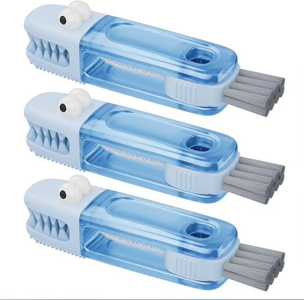 🔥🔥【3 Pieces Set】✨3-in-1 Crocodile Brush 🐊 Deep Cleaning for Narrow Cup Lids & Tableware Gaps 🧼
