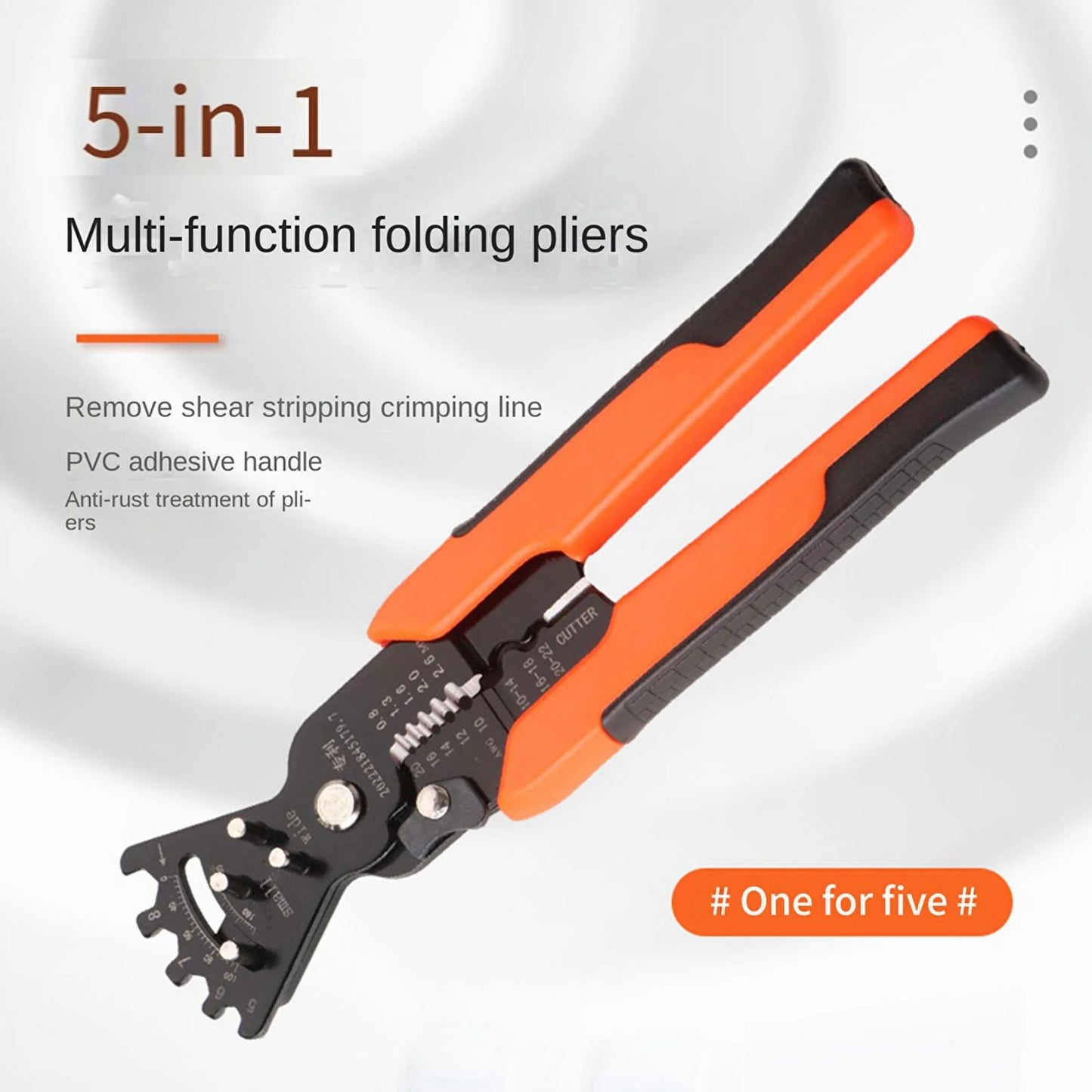 🔧✨ 5-In-1 Stripping Pliers – Multifunctional Wire Bending & Cutting Tool! 💪