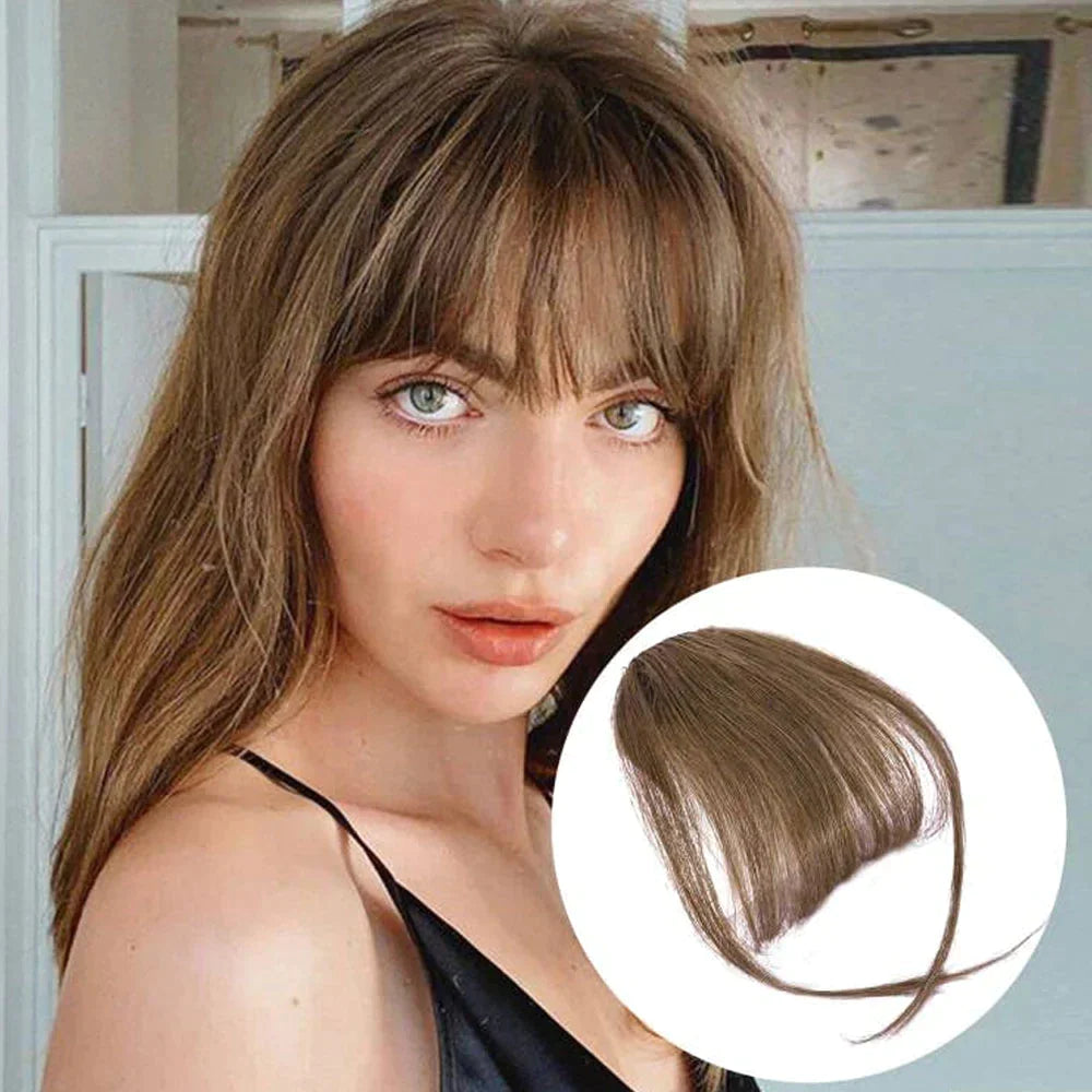 🎀Last Day 49% OFF🎀Clip In Bangs Human Hair Extensions Air Bangs