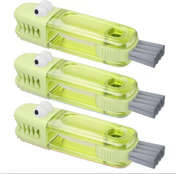 🔥🔥【3 Pieces Set】✨3-in-1 Crocodile Brush 🐊 Deep Cleaning for Narrow Cup Lids & Tableware Gaps 🧼