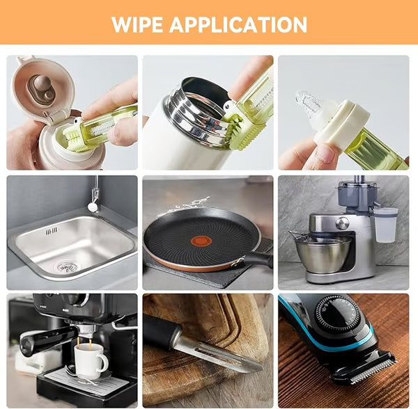 🔥🔥【3 Pieces Set】✨3-in-1 Crocodile Brush 🐊 Deep Cleaning for Narrow Cup Lids & Tableware Gaps 🧼