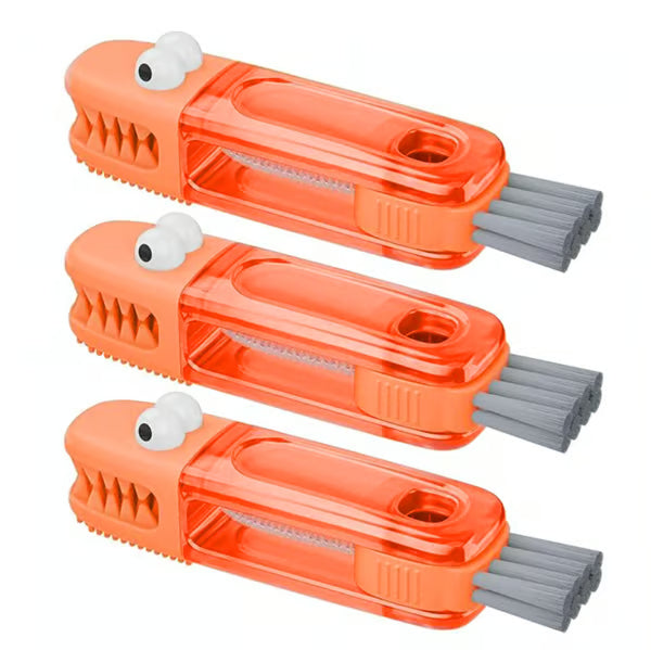 🔥🔥【3 Pieces Set】✨3-in-1 Crocodile Brush 🐊 Deep Cleaning for Narrow Cup Lids & Tableware Gaps 🧼