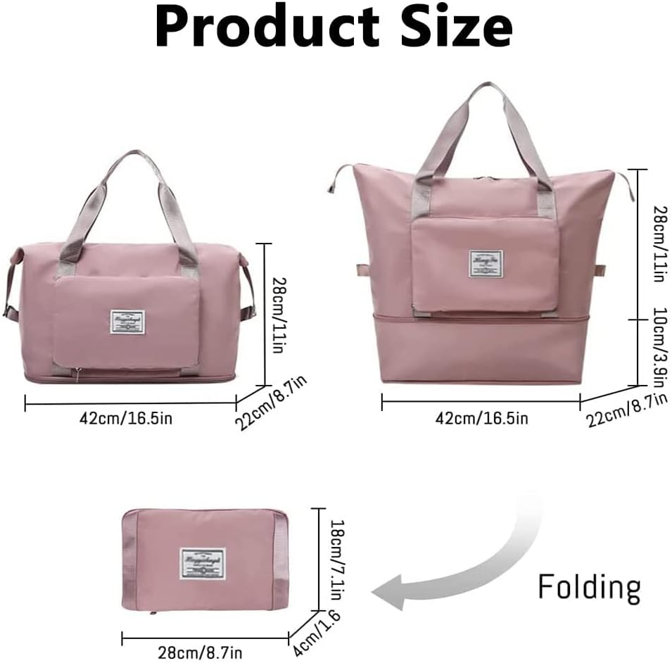 🧳✨ Large Capacity Foldable Travel Bag 🌍 | Lightweight, Waterproof & Portable Oxford Luggage – Your Perfect Travel Companion! 💼✈️