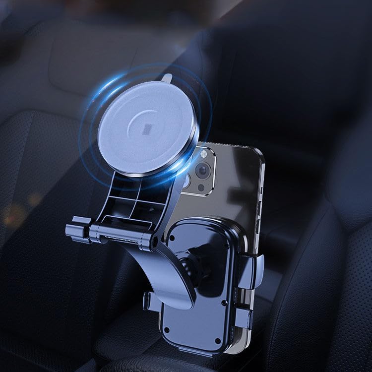 📱🚗 Car Phone Holder with 360° Adjustable Arm | Non-Slip Silicone Pad 🧲 | Compatible with All Smartphones 📲
