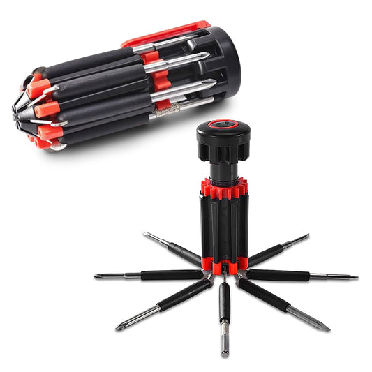 🛠️✨ 8-in-1 Multifunction Screwdriver Tool Kit – Compact Power for Every Fix! 🔧
