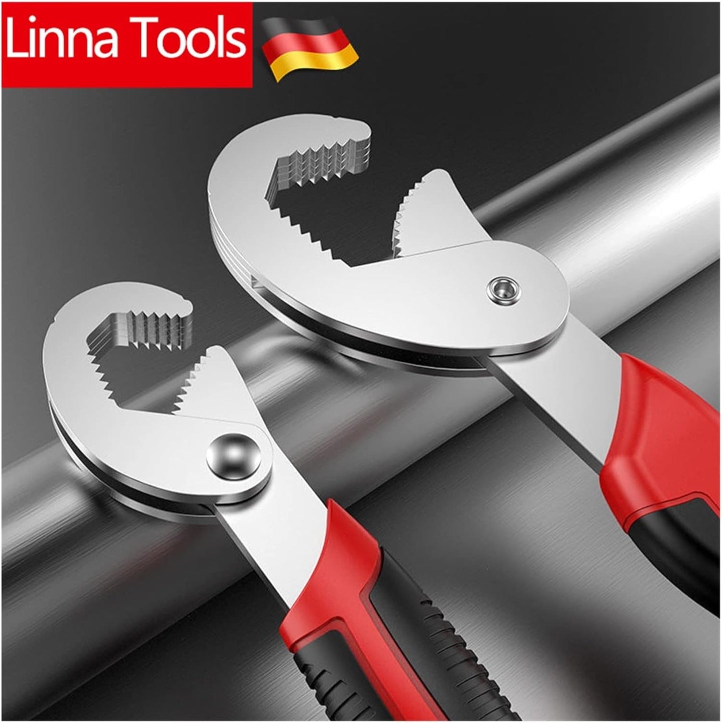 🔧 2-Piece Multi-Purpose Wrench Set 🛠️ | Adjustable Universal Wrenches for Home, Car, and Plumbing Repairs 🚗🚿