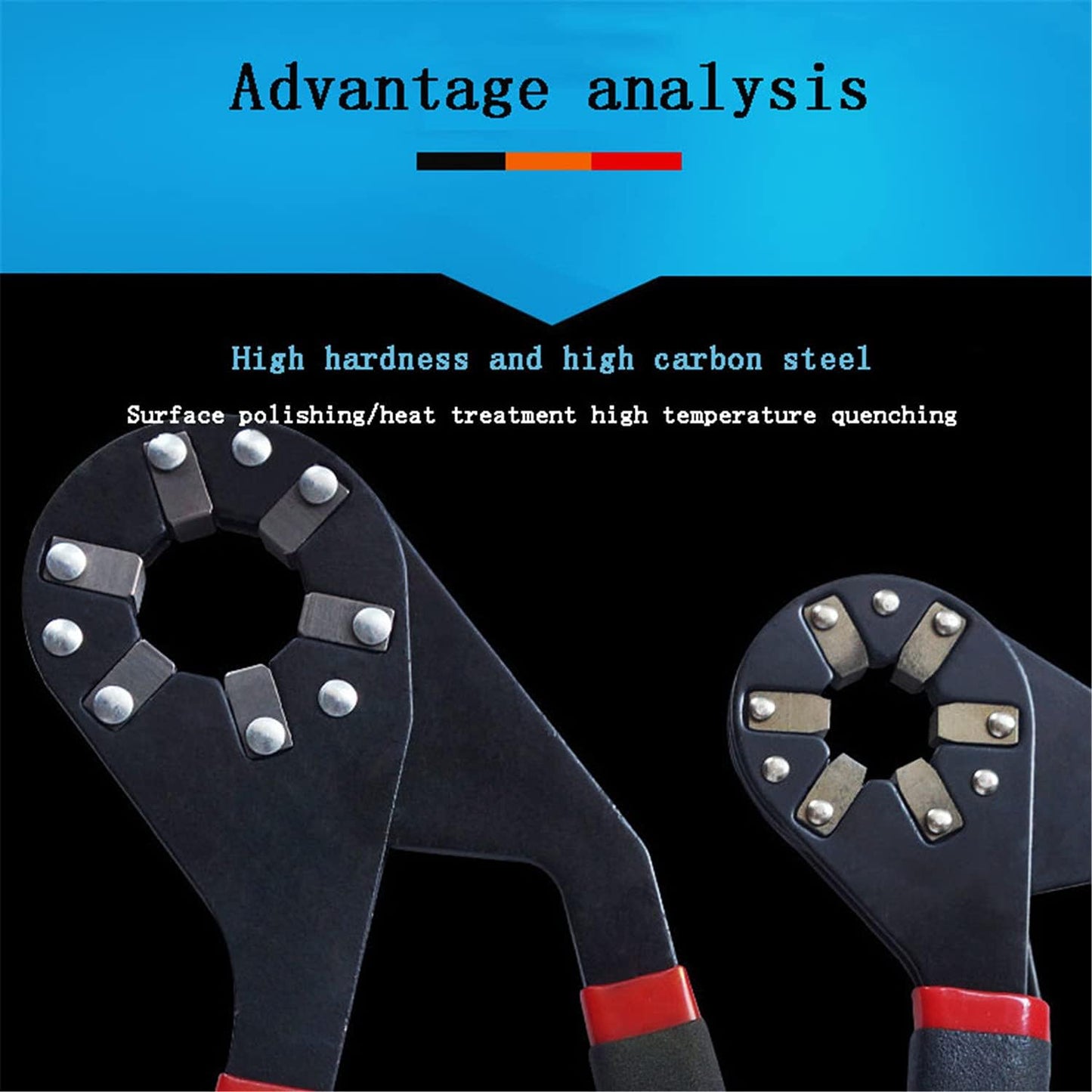 🔧✨ Adjustable Wrench (6/8 inches) – Durable & Versatile for Home Repairs! 🏠
