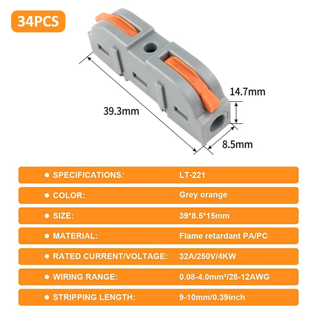 🔌⚡ Quick & Secure Wire Connectors | Easy Electrical Connections for Home & Work
