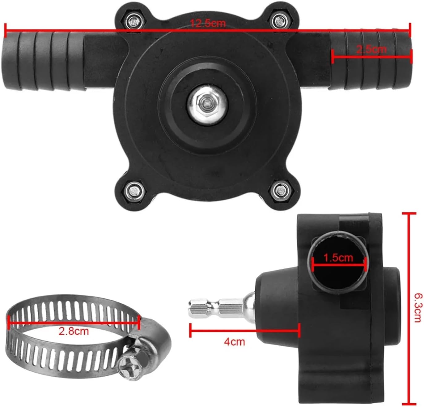 🔄 Mini Self-Priming Liquid Transfer Pump 💧⛽ | Portable Hand Pump for Oil & Water – Home, Garden & Outdoor Use 🏡🌳