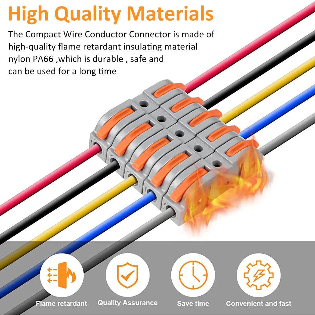 🔌⚡ Quick & Secure Wire Connectors | Easy Electrical Connections for Home & Work