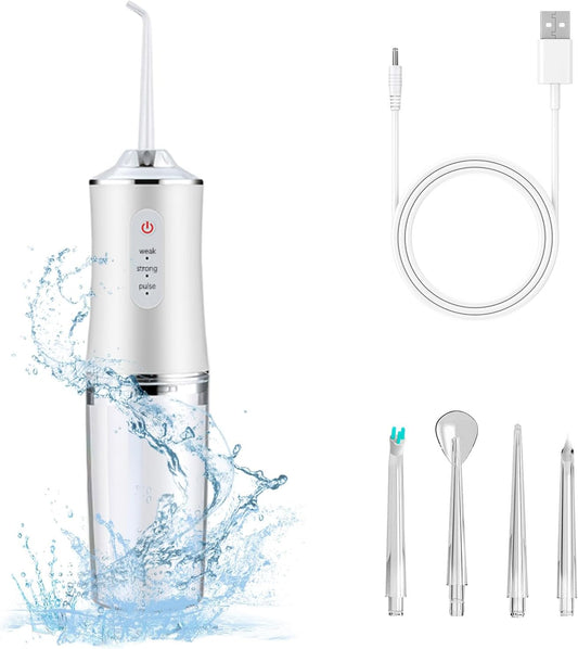 🦷✨ Cordless Electric Water Flosser – Deep Clean Anytime, Anywhere! 💧🔋